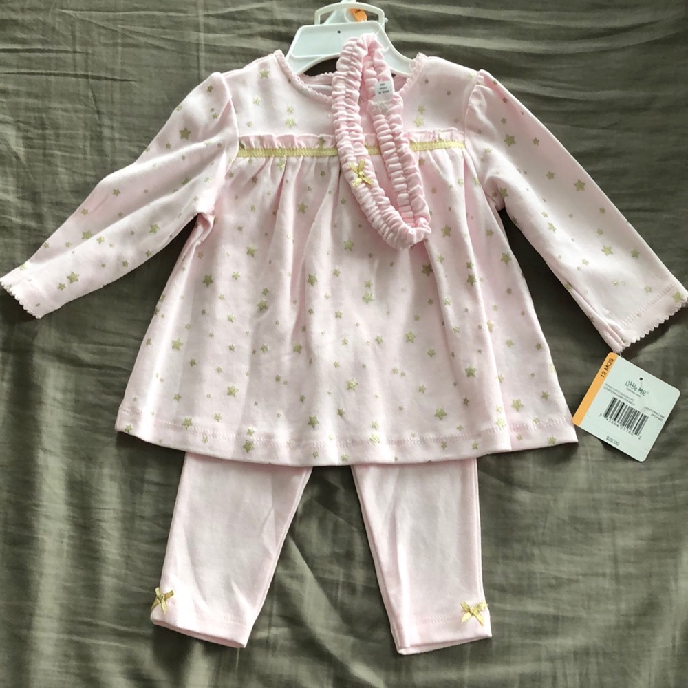 NWT 2 Piece Set with Headband